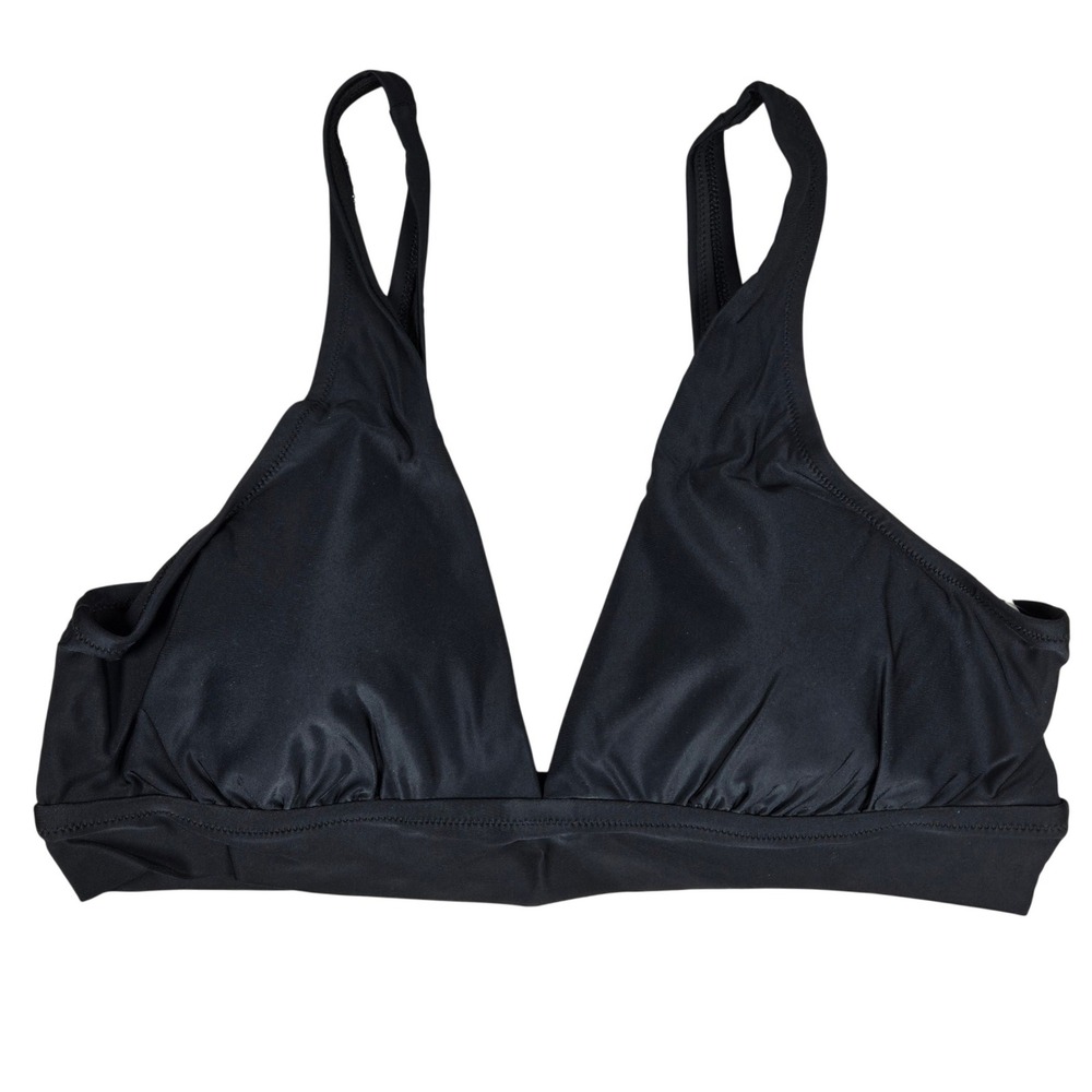 Aerie Black Triangle Bikini Top Swimsuit Beach Resort Size‎ XXL